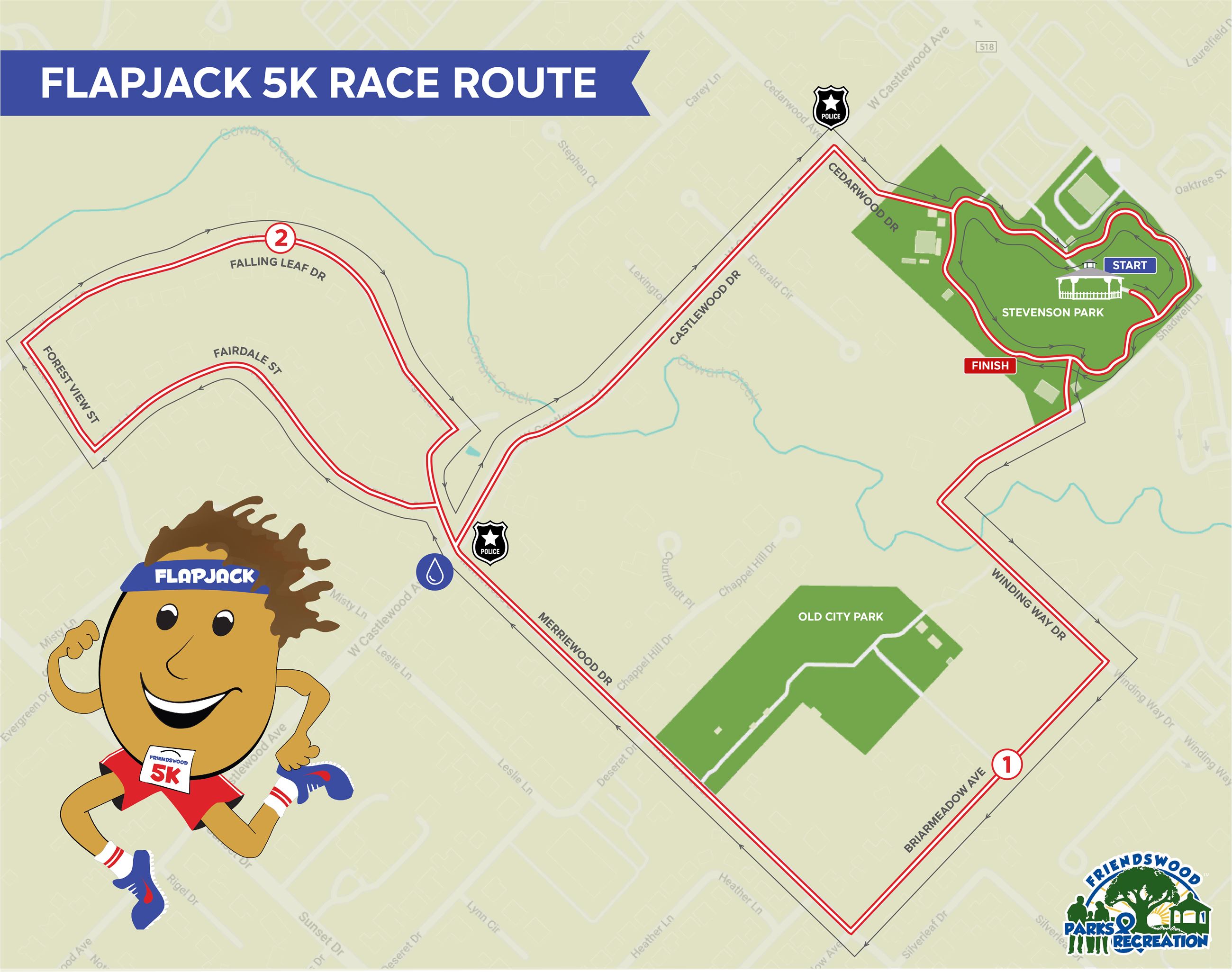 Flapjack Race Route