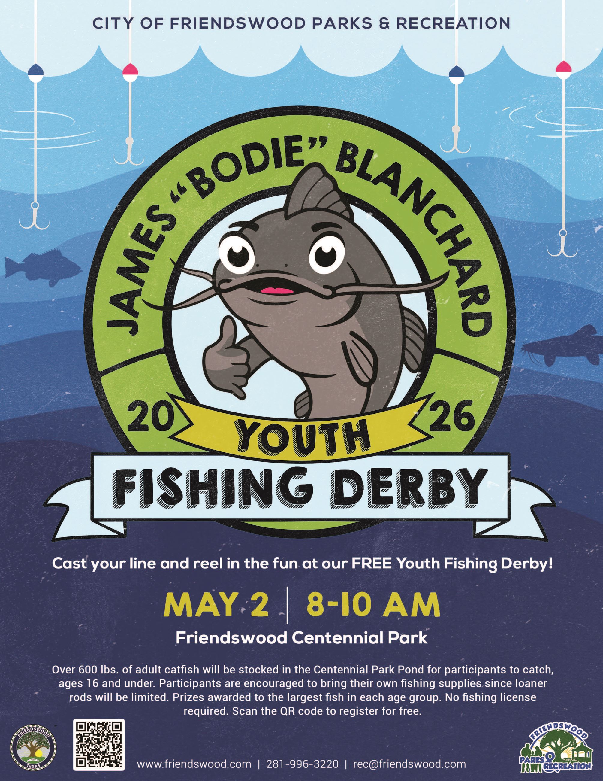 Youth Fishing Derby Flyer 2026