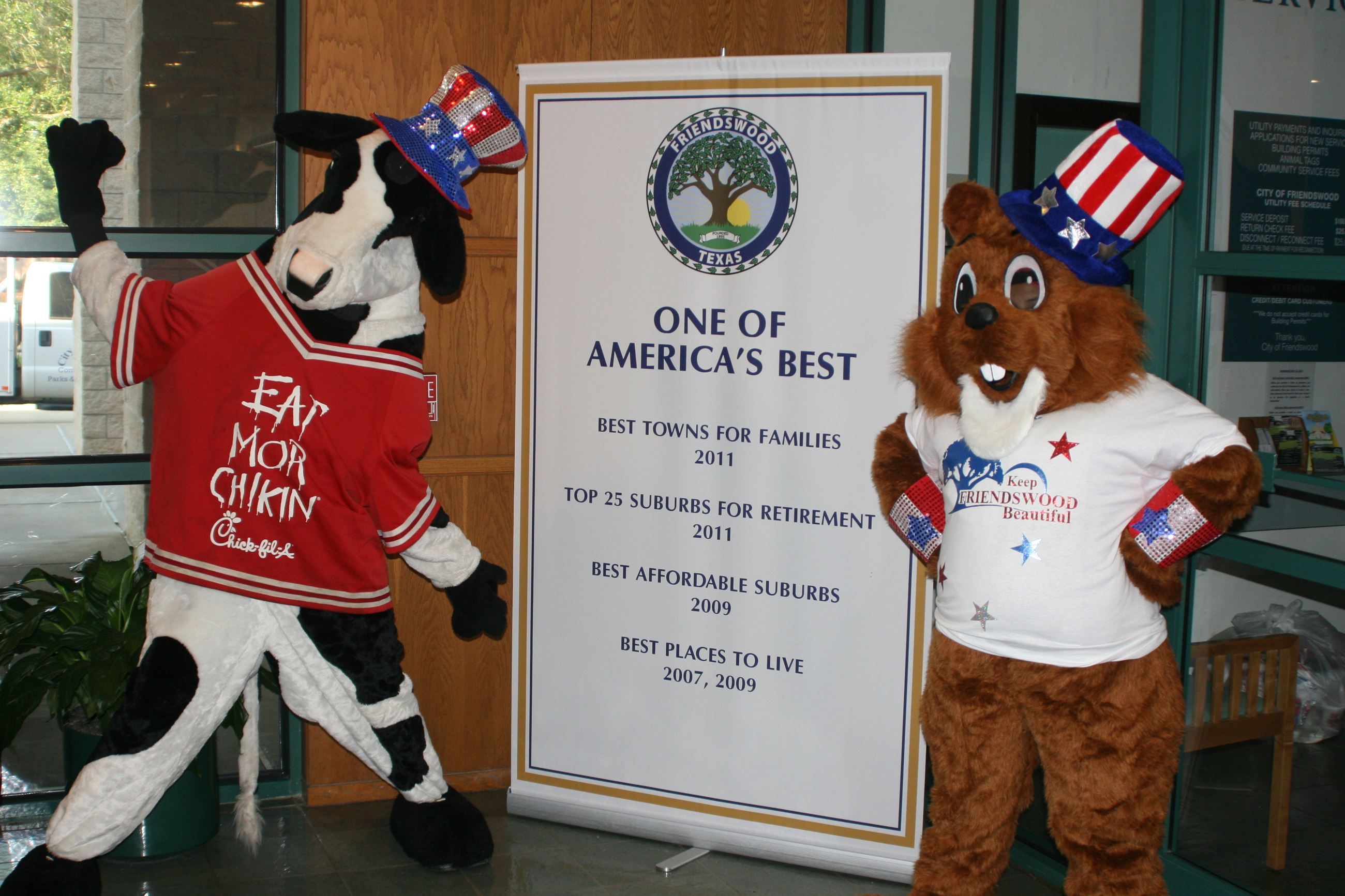 Figgy the Squirrel at Chick-Fil-A Event